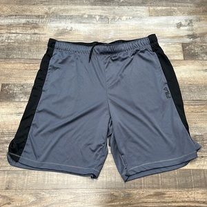 Fila • black and grey basketball shorts